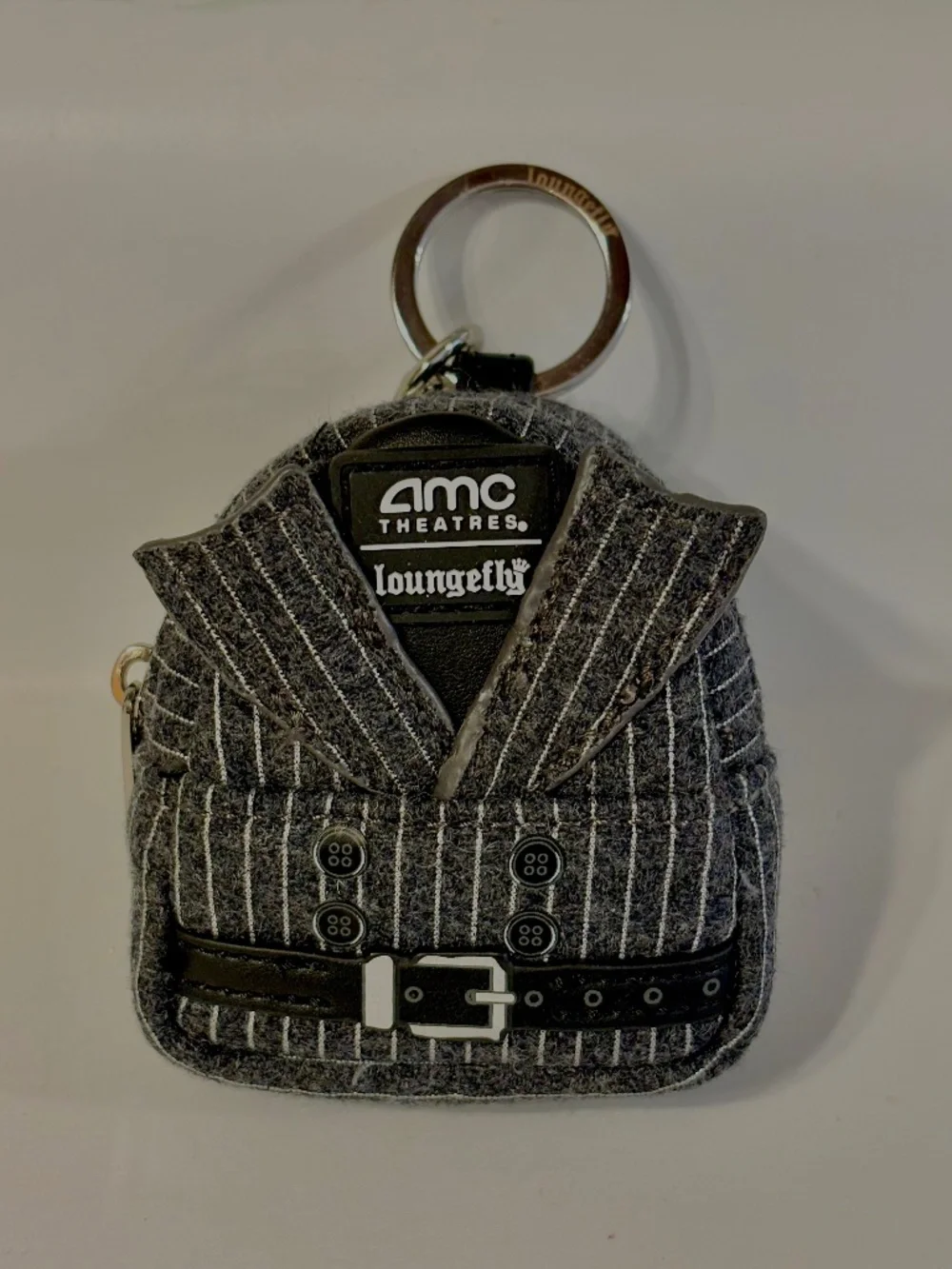 Loungefly AMC Exclusive Nicole Kidman Pinestripe Suit Mini Backpack Charm New